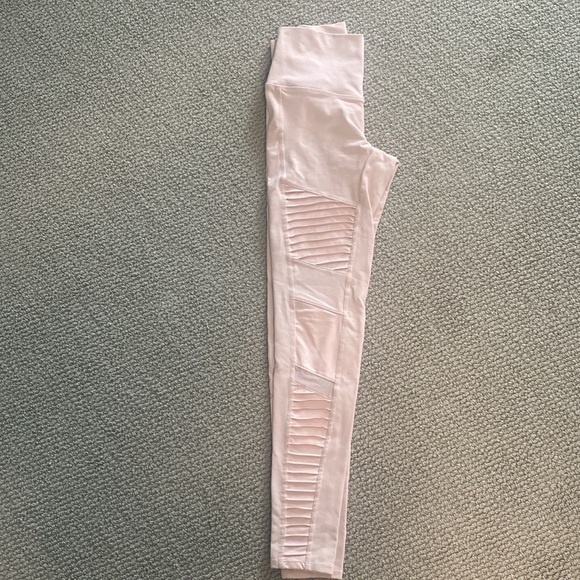 ALO blush pink Moto full length leggings - Picture 2 of 4